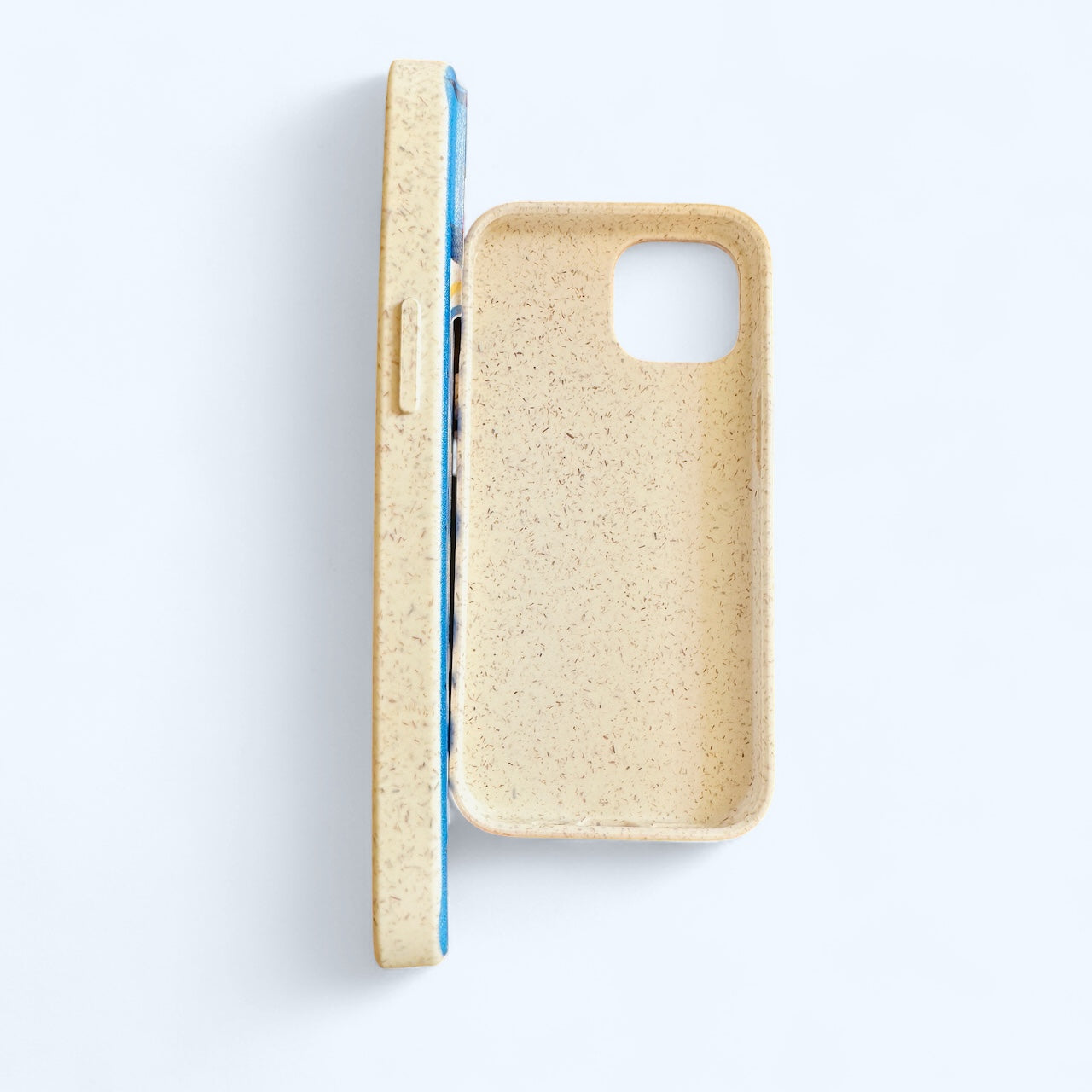 Retro Floral Eco Compostable Phone Case in Ocean Blue - iPhone Samsung