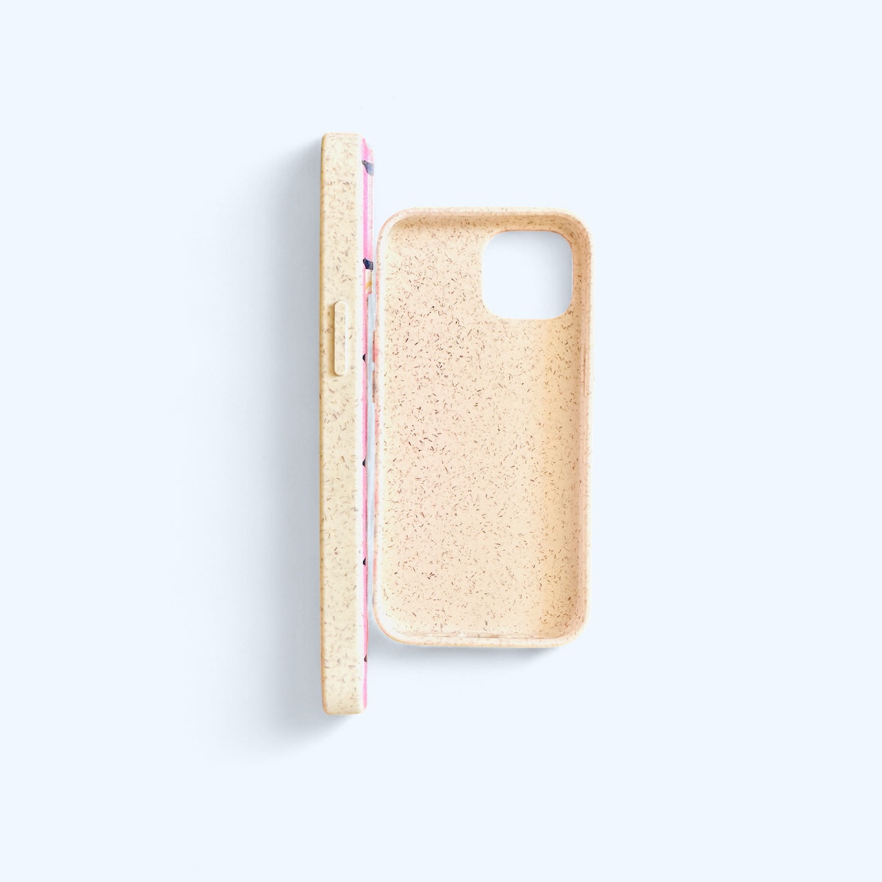 Retro Floral Eco Compostable Phone Case in Rose Pink iPhone Samsung