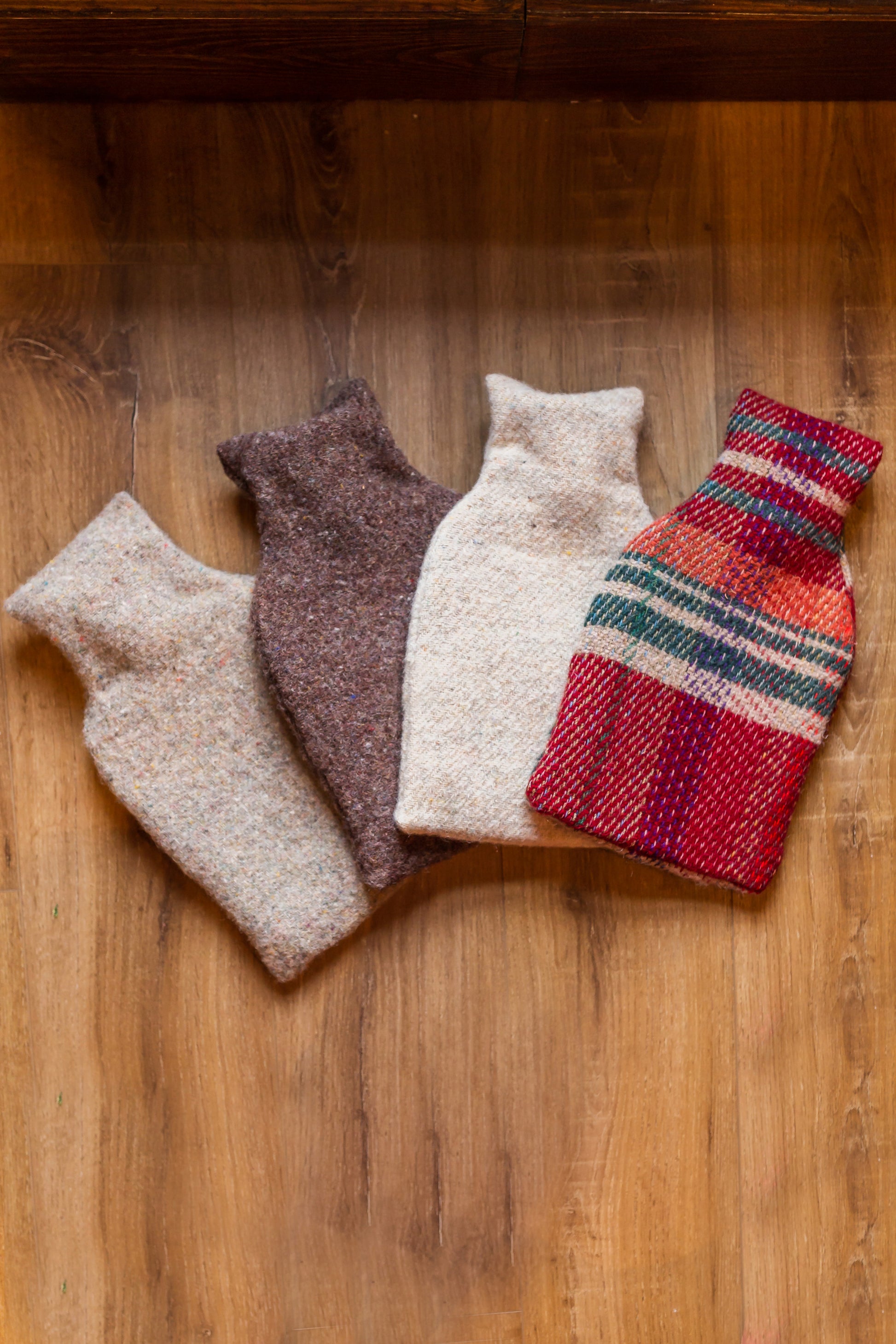 Recycled Wool Hot Water Bottle by Tweedmill