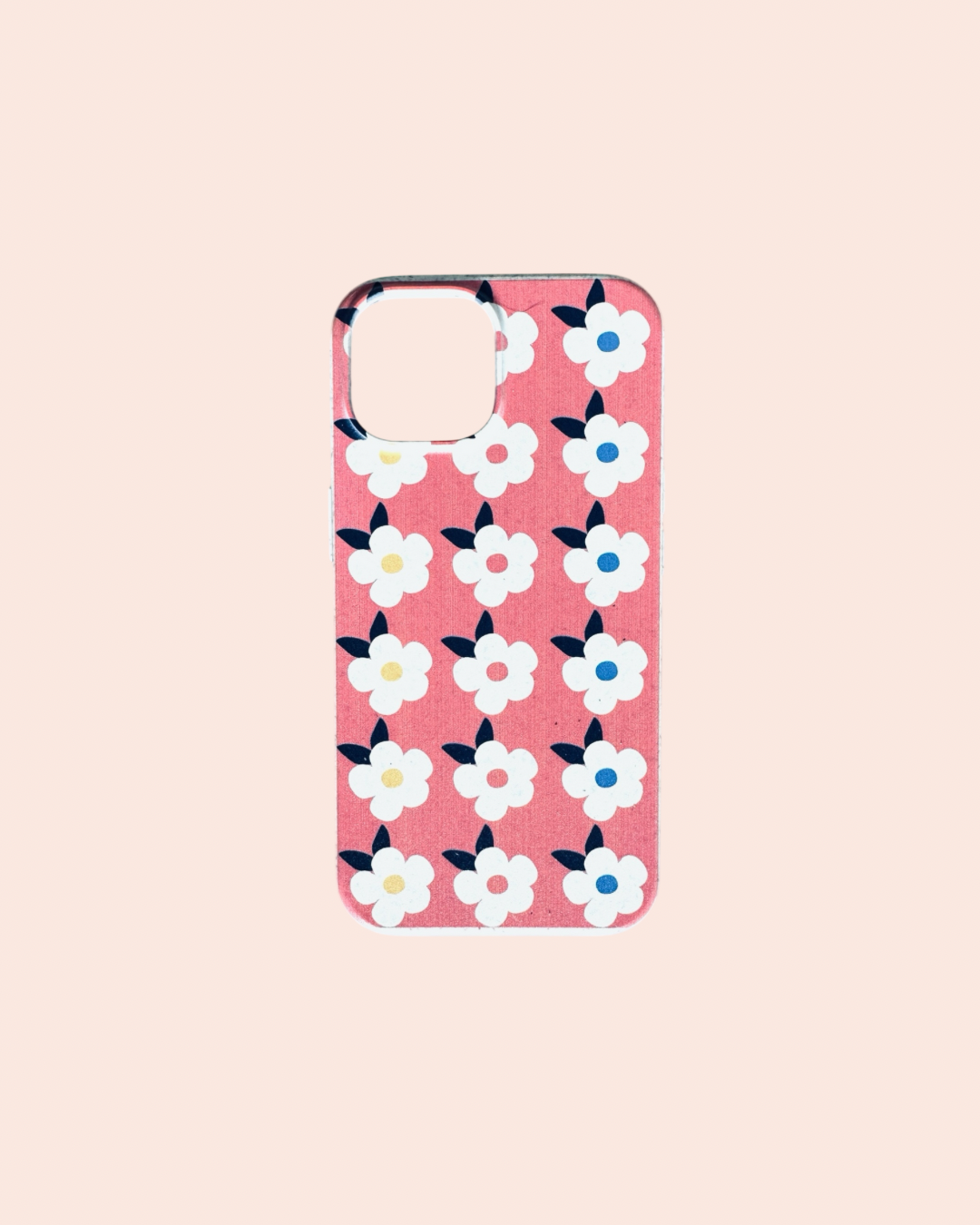 Retro Floral Tough Phone Case in Coral Pink - Google Samsung Iphone