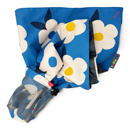 Retro Floral Family PACMAT® Picnic Blanket
