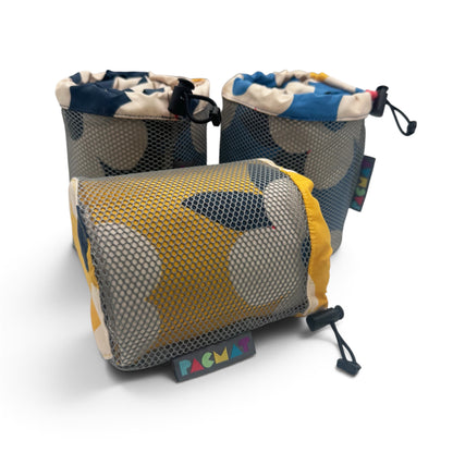 Retro Floral Family PACMAT® Picnic Blanket