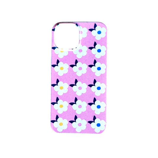 Retro Floral Eco Compostable Phone Case in Rose Pink iPhone Samsung