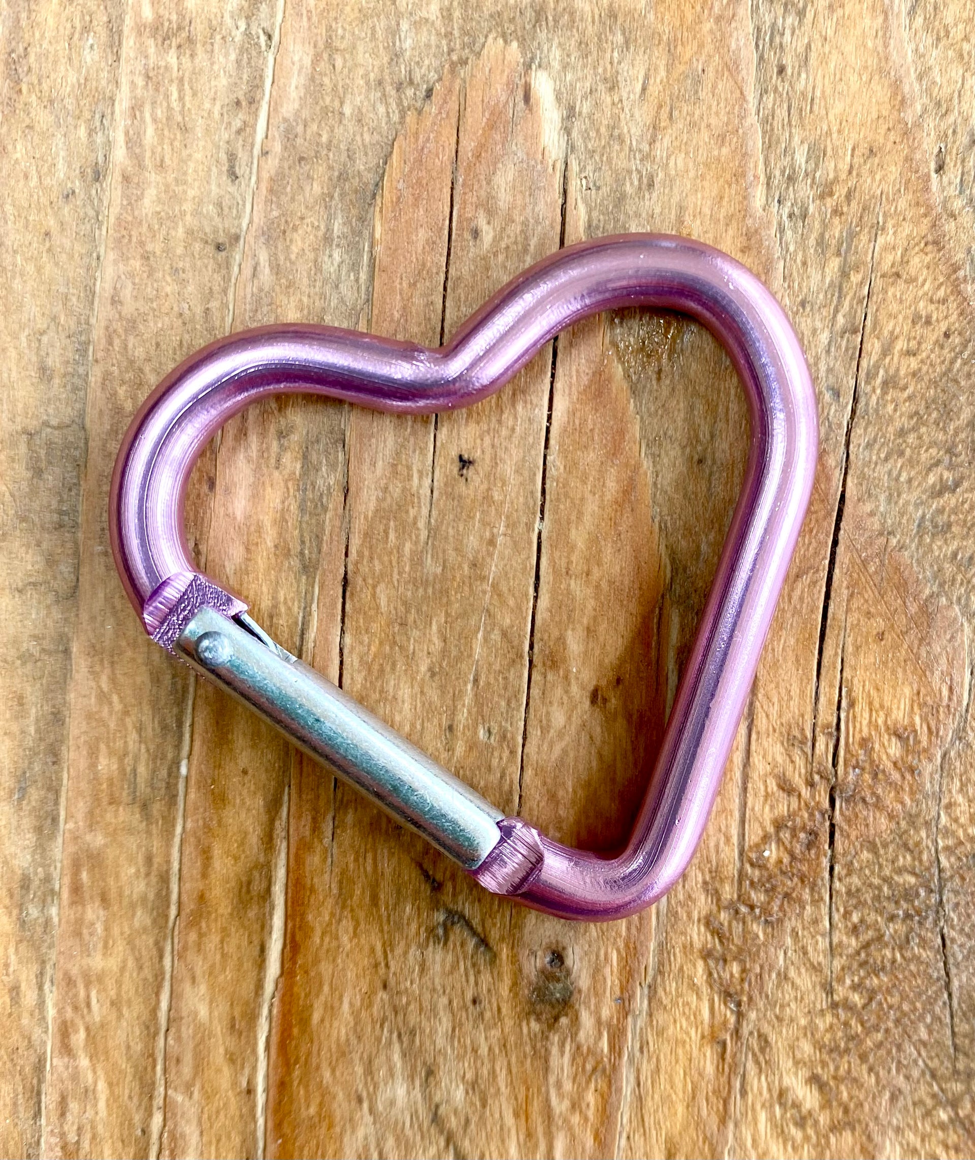 Small Carabiner Clip 10 Pcs Heart Shaped Carabiner Clips - Colorful Keychain Clips For Backpacks & Dog Leashes Aluminum Carabiners