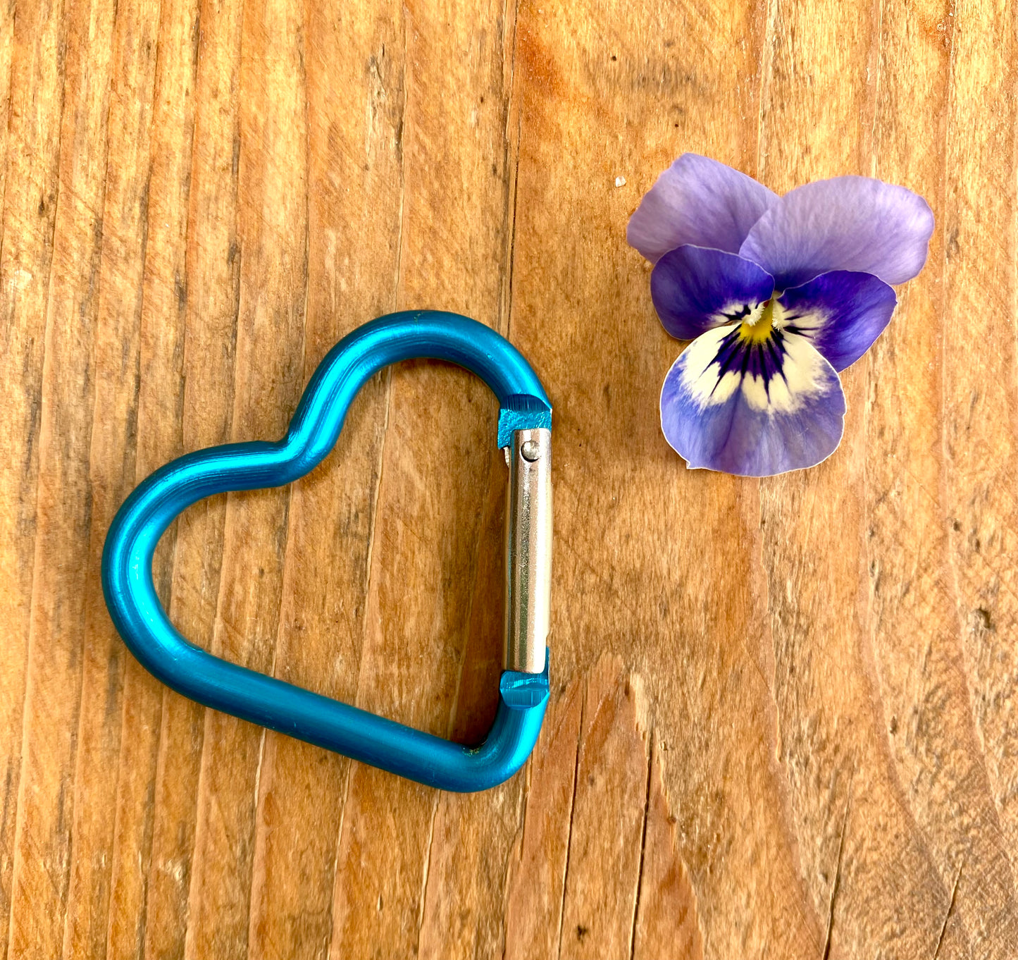 Heart Carabiner Clip (various colours)