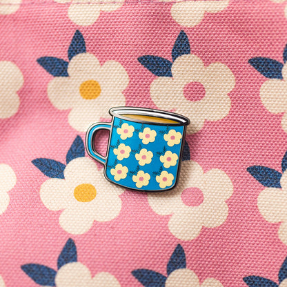 Cup of Tea - Happy Cup Enamel Pin Badge - Enamelhappy